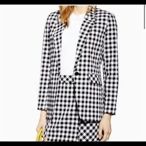 TopShop gingham blazer